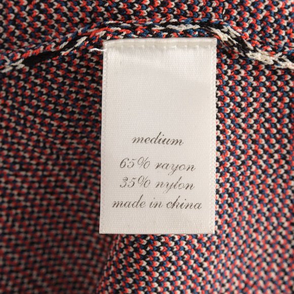 Dina Be Long Sleeve Geometric Print Dress Medium - Picture 8 of 9